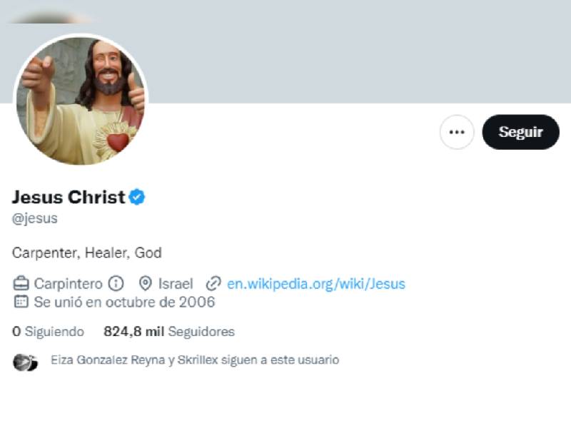 ¡Palomita azul! Twitter verifica la cuenta de “Jesucristo”; desata burlas