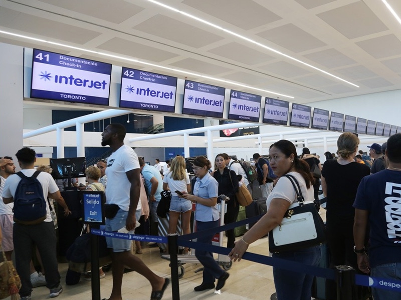 Aeropuerto de Cancún por segundo día con más de 600 vuelos