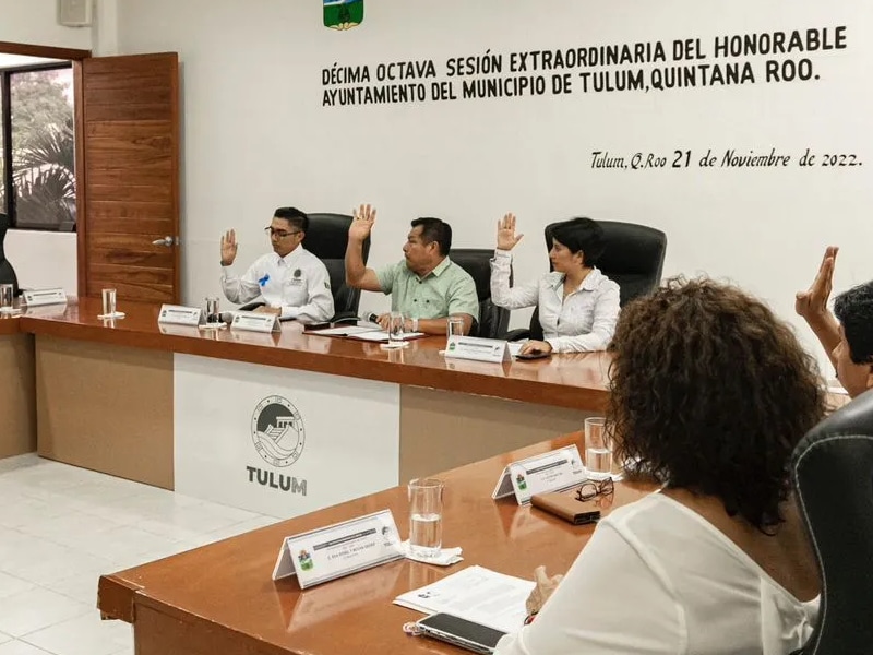 Ayuntamiento de Tulum aprueba reforma constitucional propuesta por Mara Lezama