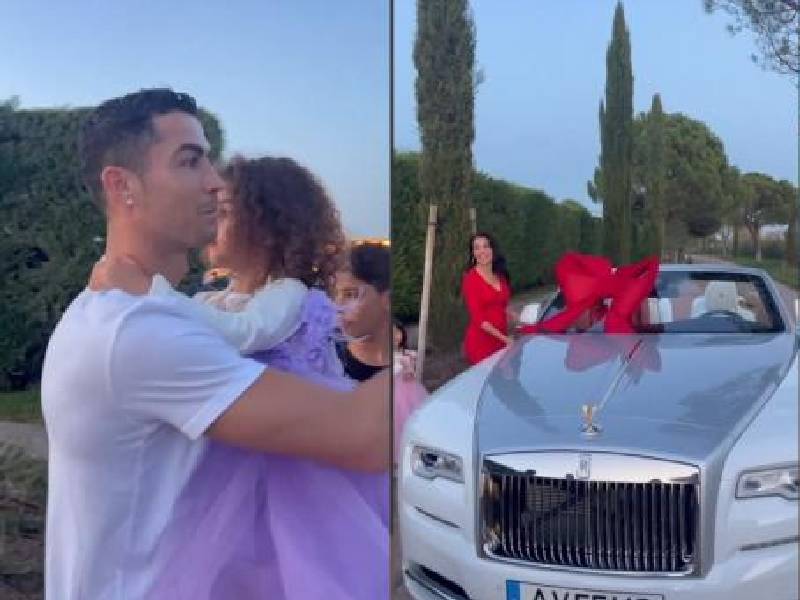 Georgina Rodríguez regala un Rolls Royce a Cristiano Ronaldo por Navidad
