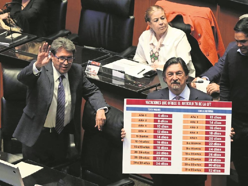 Piden senadores de Morena a Ignacio Mier aprobar las vacaciones dignas