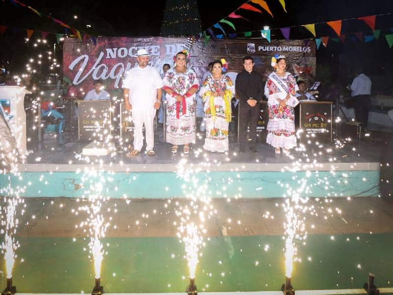 Puerto Morelos celebró su tradicional Vaquería