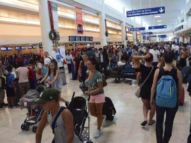 Aeropuerto de Cancún, favorito de extranjeros