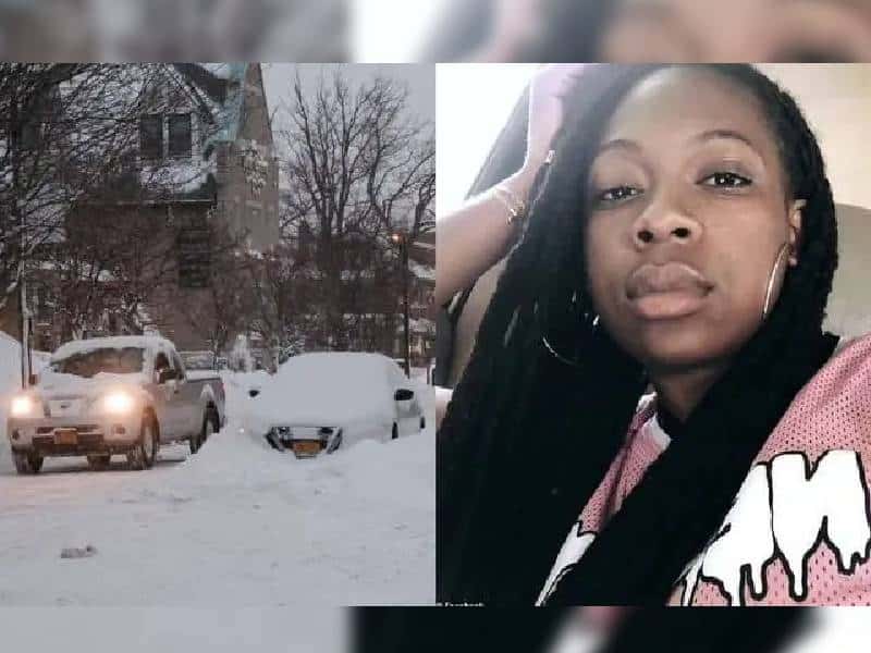 Muere mujer en su auto por tormenta invernal en Buffalo