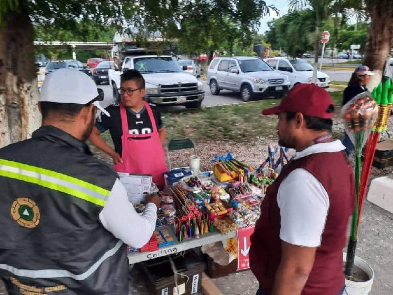 Arranca operativo contra venta de pirotecnia en Cancún