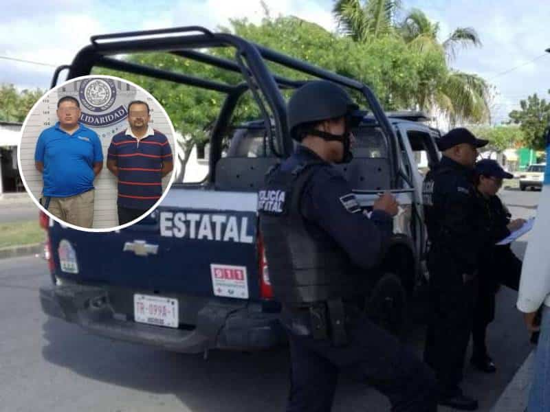 Detienen en Playa del Carmen a dos sujetos que se hacían pasar como funcionarios