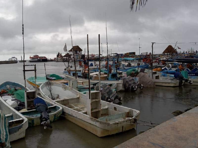 Frente frío afecta a más de 500 pescadores de Lázaro Cárdenas