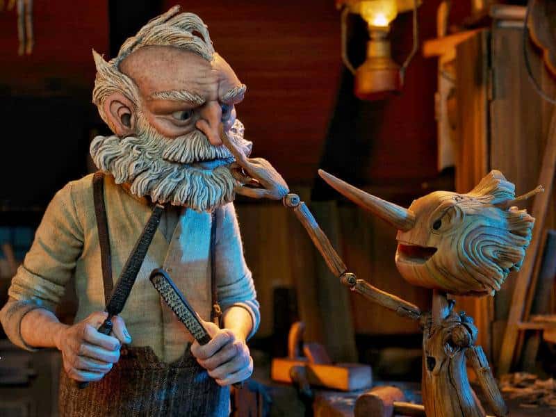 Netflix lanza la película stop motion de Pinocho de Guillermo del Toro