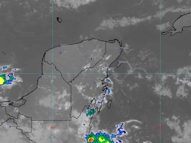 Sábado nublado en Quintana Roo