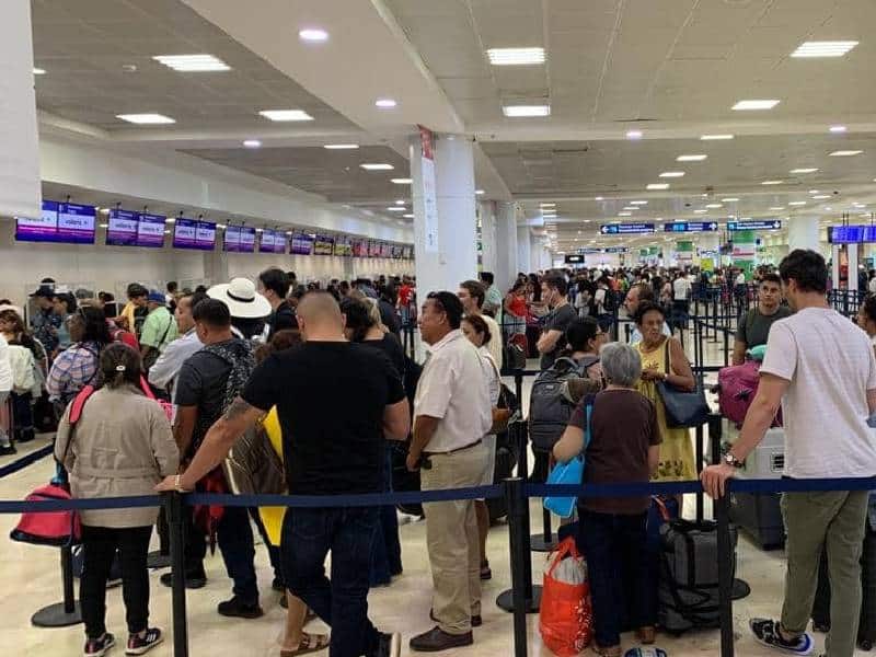 Aeropuerto de Cancún mantiene jornada con más de 600 vuelos
