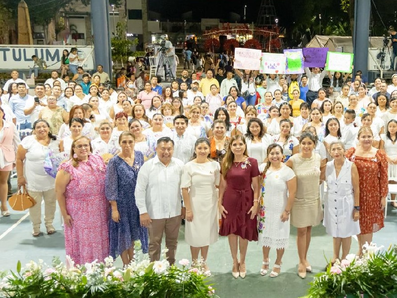 Tulum contará con casa hogar de primer nivel en Q.Roo, asegura Ileana Canul de Dzul en su primer informe