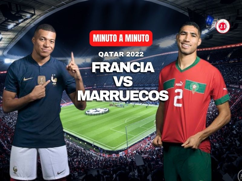 En Vivo: Sigue aquí el partido Francia contra Marruecos en Qatar 2022