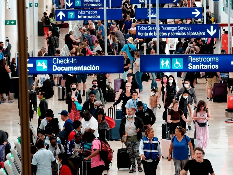 Aeropuerto de Cancún inicia semana con 556 operaciones a través de 43 aerolíneas