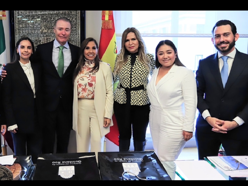 Mara Lezama hace alianza con la Embajada de México en España para promocionar todos los municipios de Q.Roo