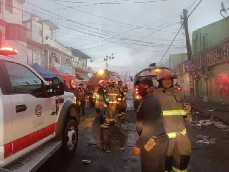 Video. Mercado Hermenegildo Galeana se incendia en Cuautla