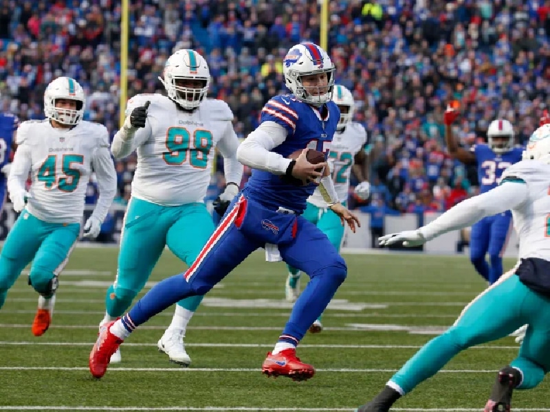 Bills vencen 34-31 a los Dolphins en la ronda de comodines de playoffs