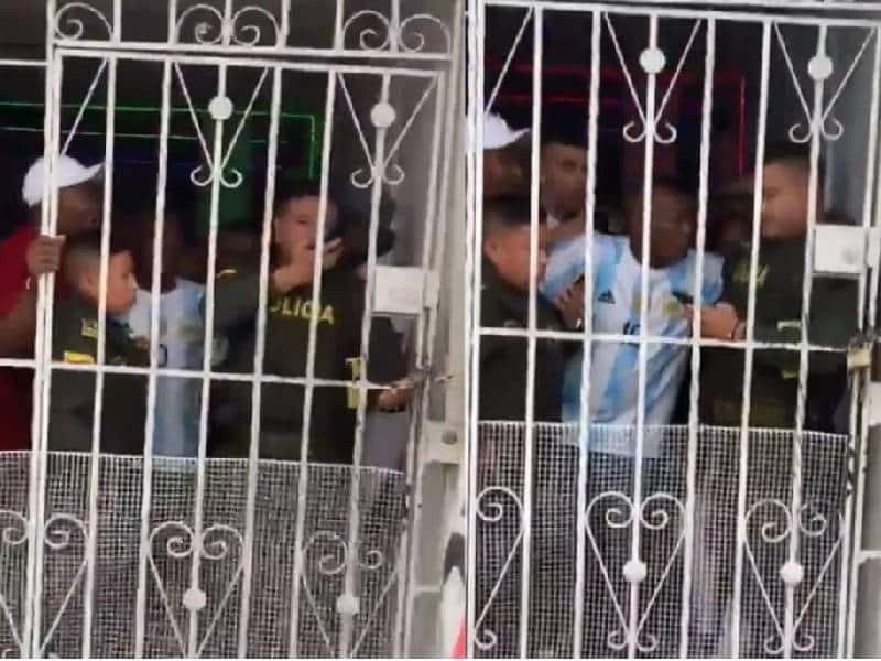 VIDEO: ¡Increíble! Policías catean casa; quedan encerrados