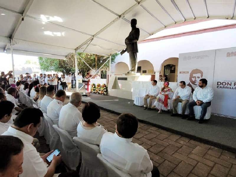Conmemoran 99 aniversario luctuoso de Felipe Carrillo Puerto en la ciudad que lleva su nombre