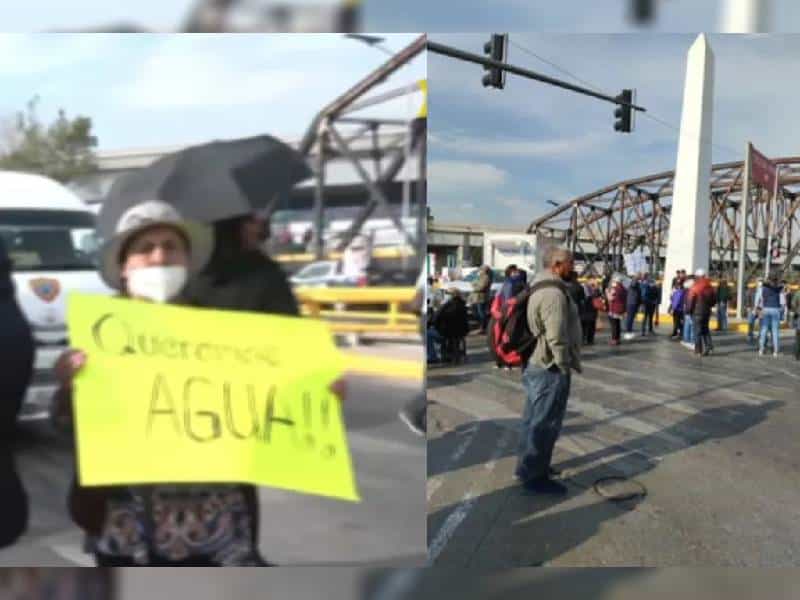 “Queremos agua” Habitantes de Ecatepec bloquean vía Morelos por falta de agua