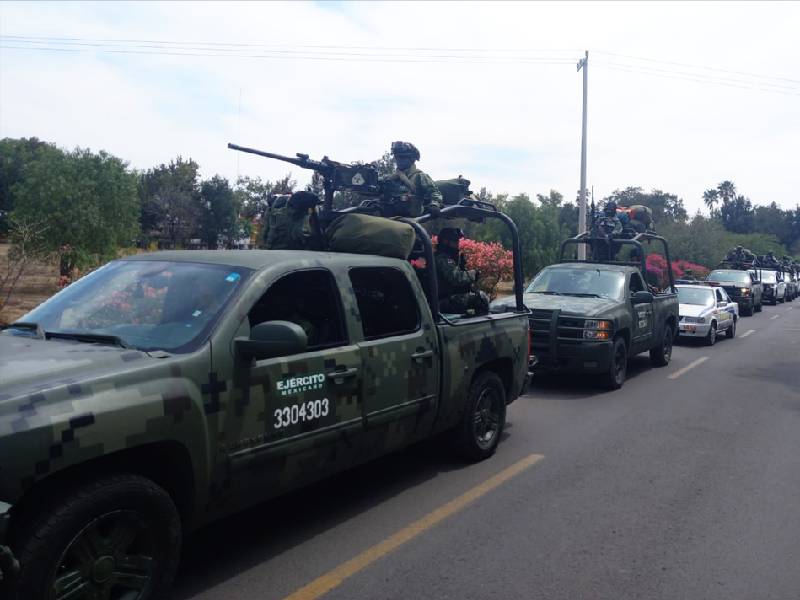 Llegan hoy a Sinaloa mil elementos más de la Fuerza de Tarea Conjunta: Sedena