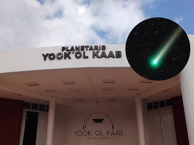 Invitan a ver cometa verde en el planetario Yook'ol Kaab