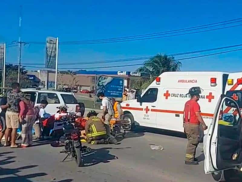 Mortal encontronazo entre dos vehículos en la avenida López Portillo de Cancún
