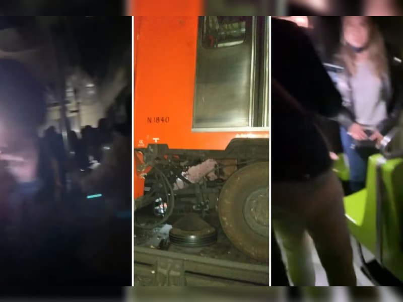 Reportan 10 lesionados, 4 atrapados y un muerto por choque en Línea 3 del Metro