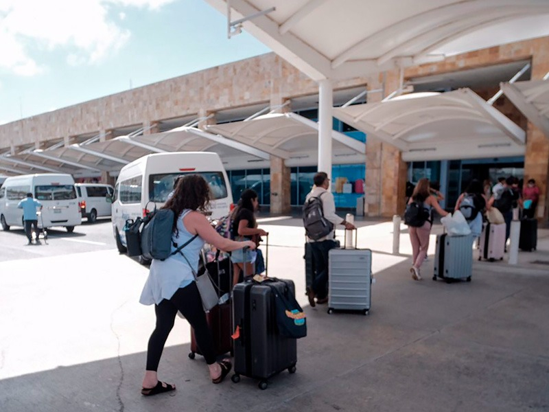 El aeropuerto de Cancún con 311 arribos para esta jornada
