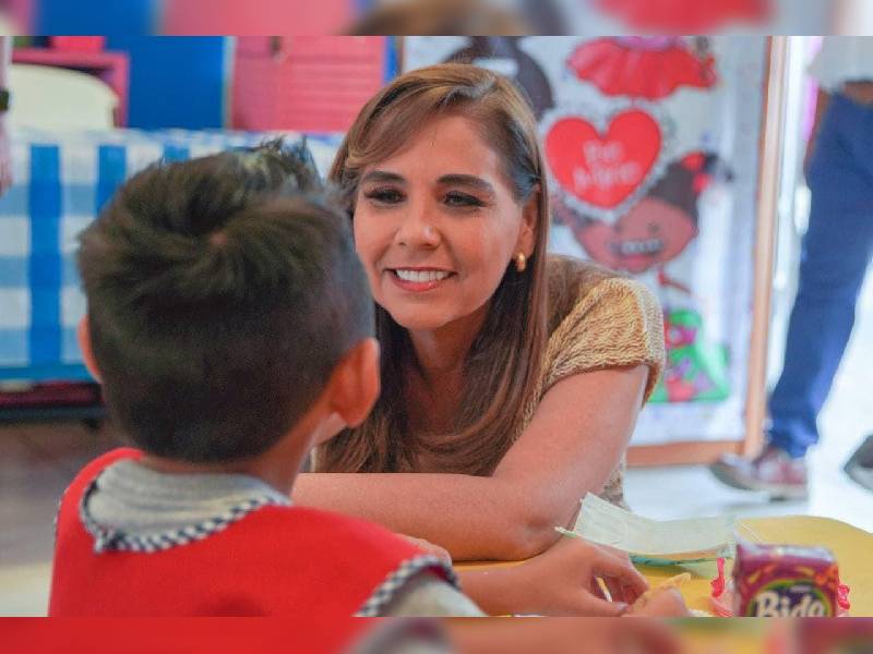 Mara Lezama entrega salón de usos múltiples en Jardín de Niños “Pedro de Gante”