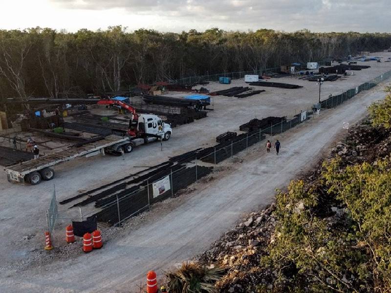 Construirán vía para transportar balasto del Tren Maya