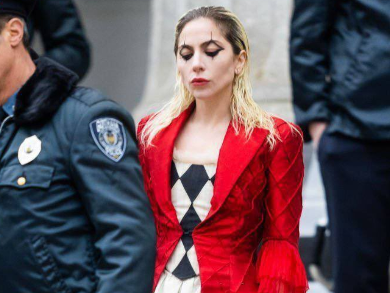 Así luce Lady Gaga como Harley Quinn desde el set de ‘Joker Folie à Deux’