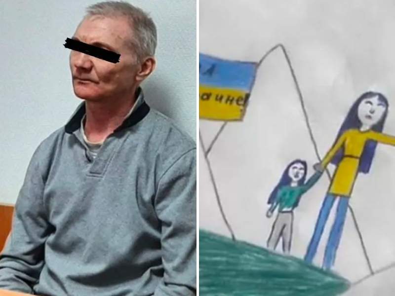 Detienen a padre condenado por dibujo de su hija contra la guerra de Rusia-Ucrania
