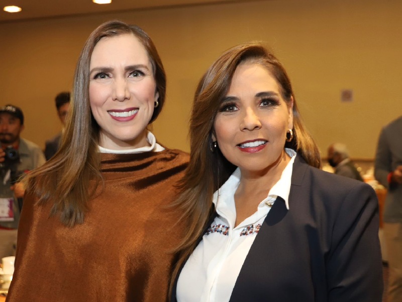 Mara Lezama y Atenea Gómez, grandes aliadas por el bienestar de Isla Mujeres