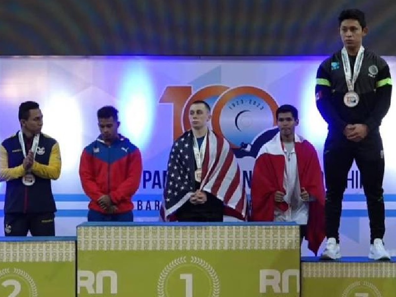 Pesista quintanarroense conquista medalla de bronce en Argentina