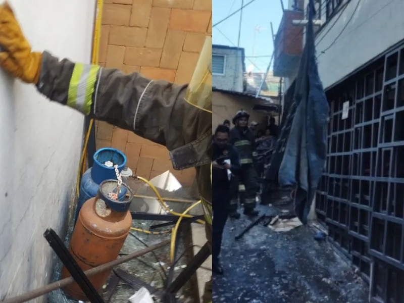 Por fuga de gas, se registra explosión en inmueble en la Álvaro Obregón