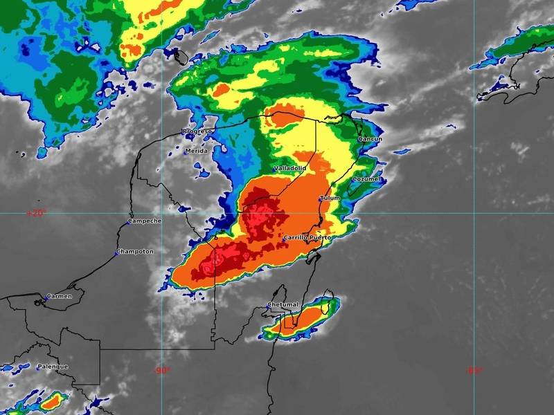 Miércoles nublado en toda la Península de Yucatán