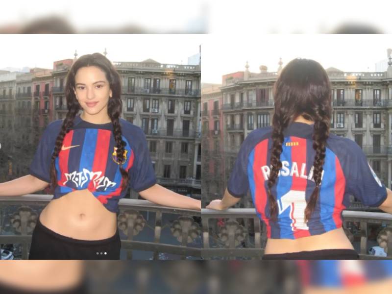Rosalía y su Motomami lucirán en la camiseta del Barcelona para el “Clásico”