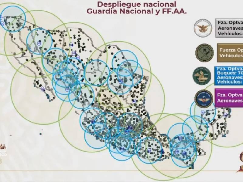 En México hay más de un cuarto de millón de efectivos militares desplegados