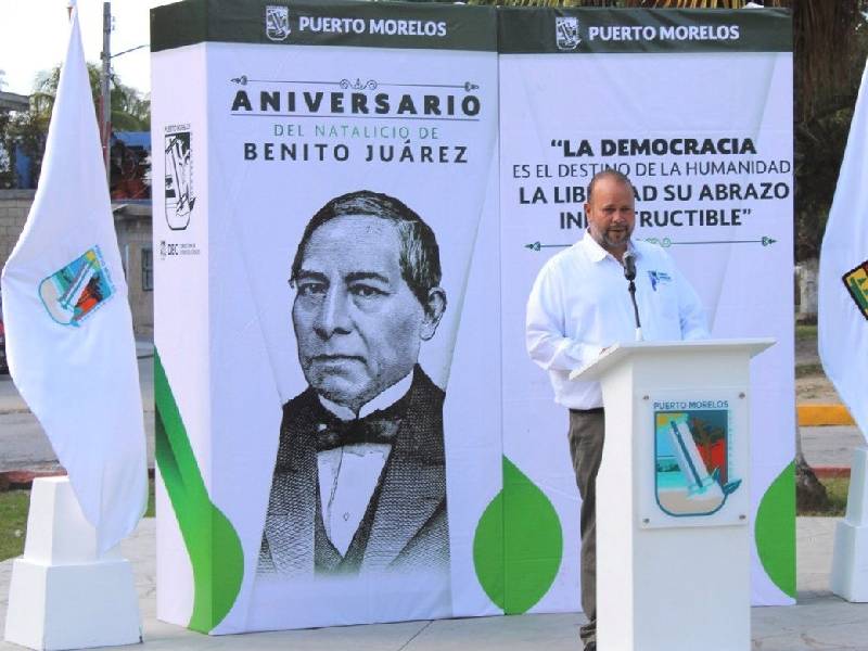 P. Morelos sigue ejemplo de Juárez por la igualdad