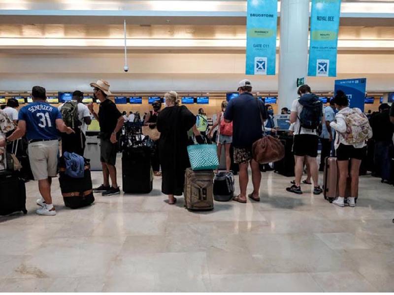 El aeropuerto de Cancún, con poco más de 2.6 millones de pasajeros en febrero