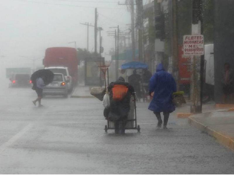 Se esperan lluvias estos próximos días en Quintana Roo