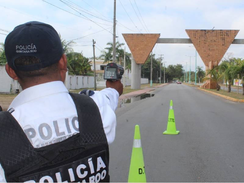 Utilizan radar para reducir accidentes vehiculares en Quintana Roo