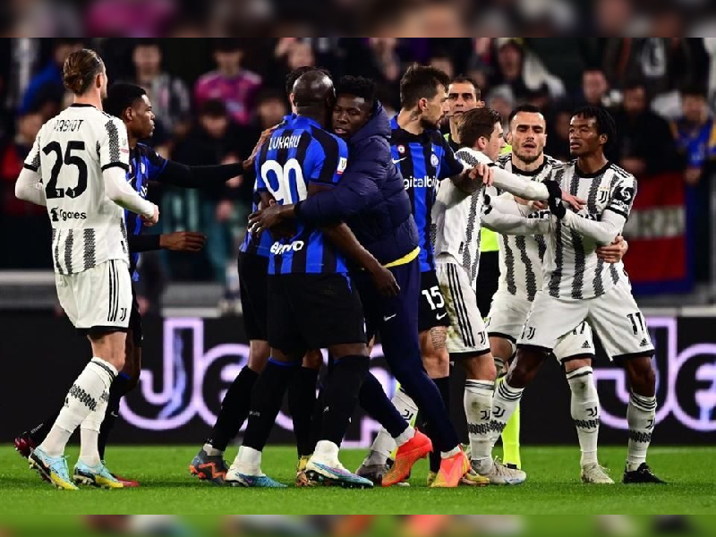 Juventus e Inter igualan 1-1 en la ida de semifinales de la Copa