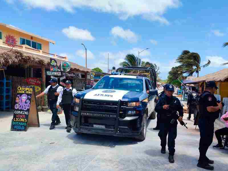 Aumenta el patrullaje policiaco en Mahahual