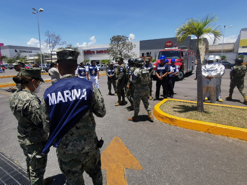 Macro simulacro evacuó a 50 mil personas en Quintana Roo