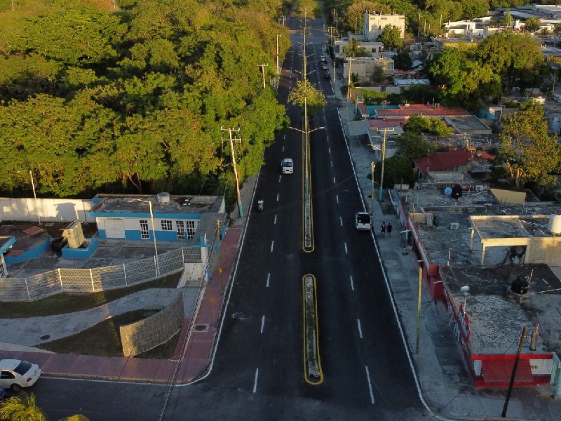 Transforman con obras el entorno urbano en Chetumal