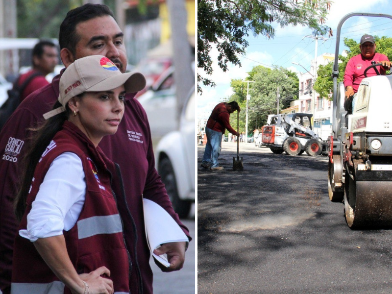 Gobierno de Ana Paty atiende calles y avenidas de Cancún