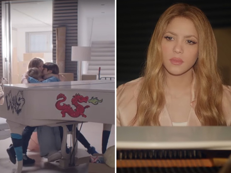 Milan y Sasha protagonizan “Acróstico”, el nuevo video de Shakira