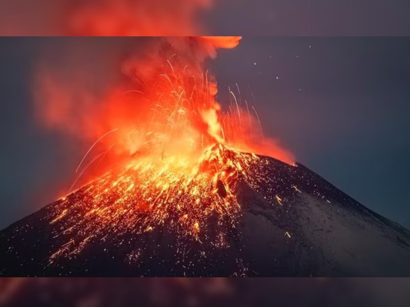 ¿Cuándo fue la última erupción grande que hizo el Volcán del Popocatépetl?