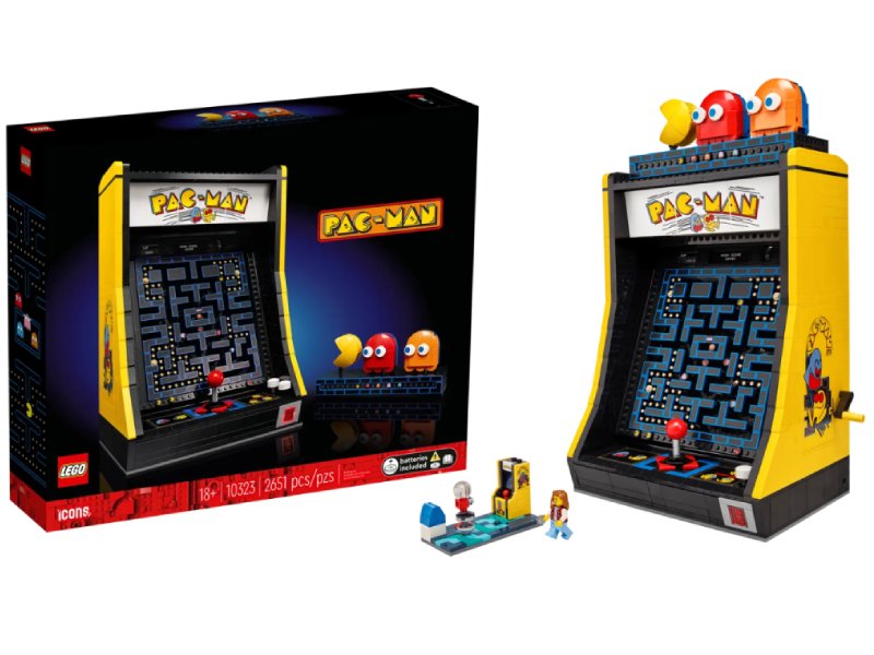 Lego lanza set en forma de arcade de Pac-Man